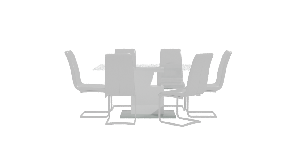 Rectangular Dining Table 3D Model - Professional 3D Model Render 11