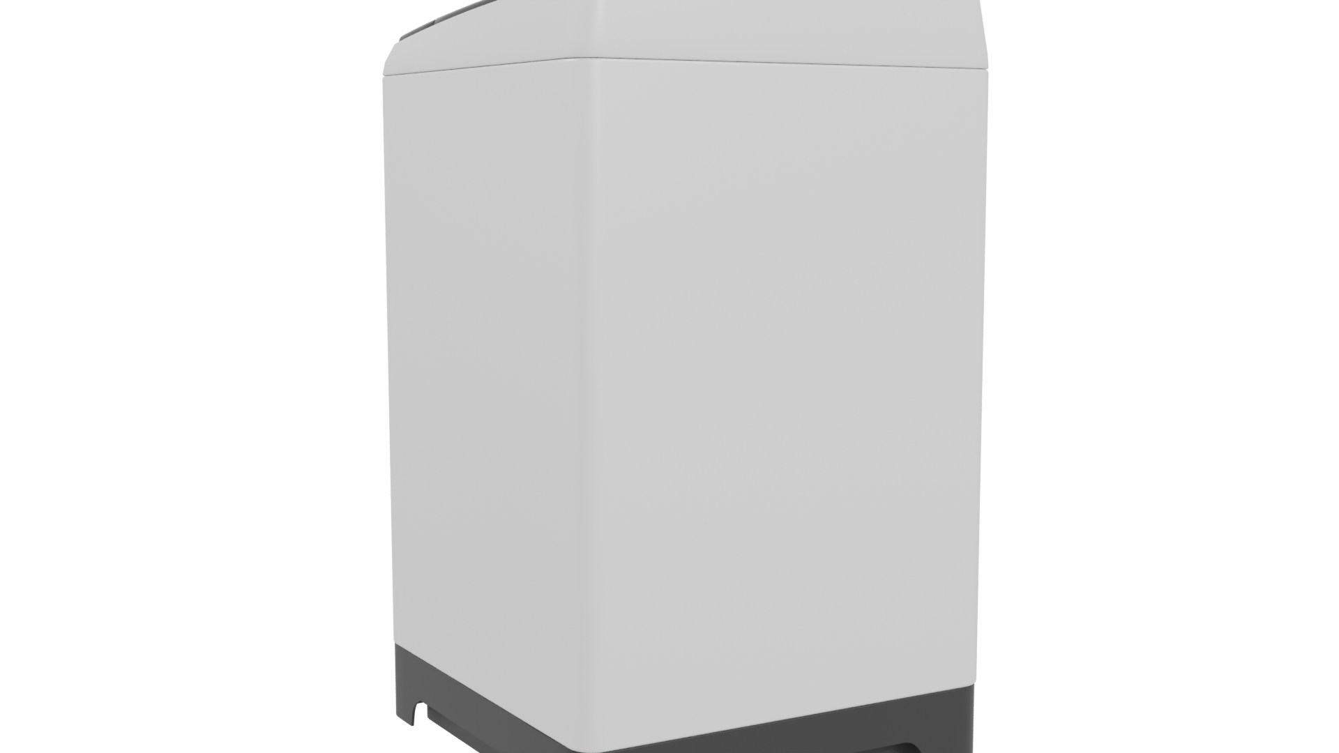 Stylish Modern Waste Bin Model - Professional 3D Model Render 4