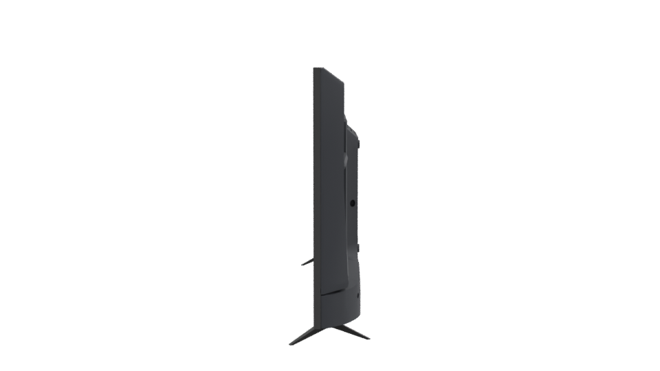 Sleek Flat Screen TV Model - Professional 3D Model Render 2