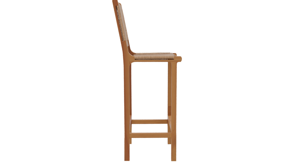 Stylish Bar Stool 3D Model - Professional 3D Model Render 8