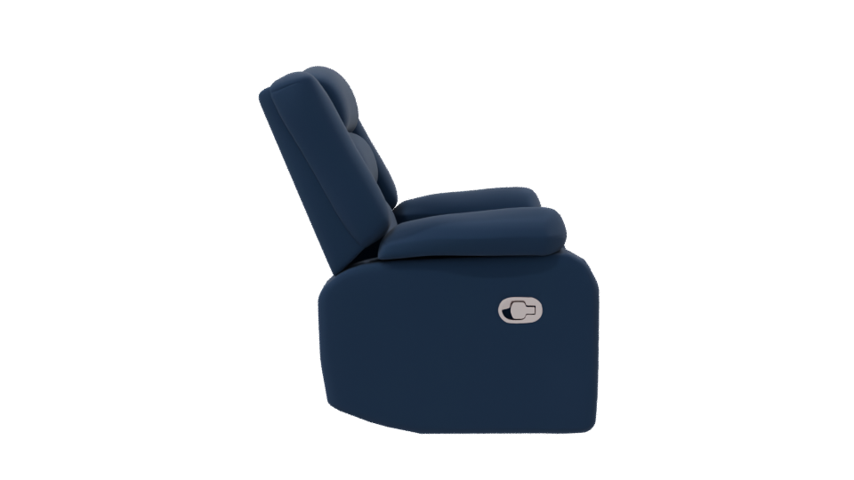 Stylish Recliner Chair 3D Model - Professional 3D Model Render 8