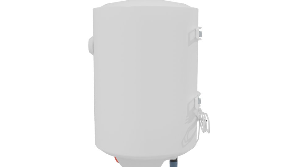 Stylish Electric Water Heater 3D - Professional 3D Model Render 2