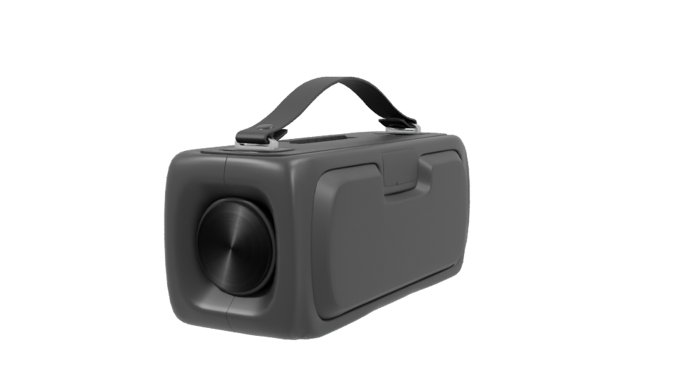 Stylish Portable Bluetooth Speaker 3D Model - Professional 3D Model Render 3