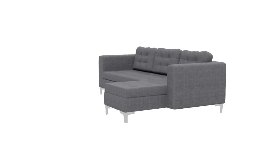 Contemporary Sectional Sofa 3D Model - Professional 3D Model Render 13
