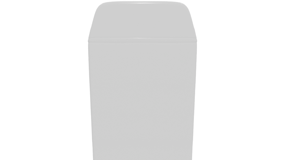 Stylish Top-Load Washing Machine 3D Model - Professional 3D Model Render 5