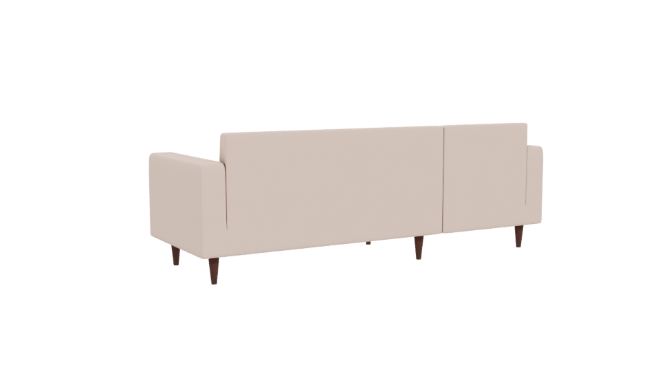 Contemporary L-Shaped Sofa 3D - Professional 3D Model Render 4