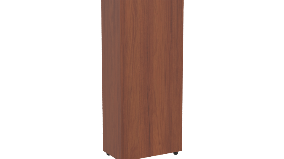 Stylish Wooden Storage Cabinet 3D - Professional 3D Model Render 4