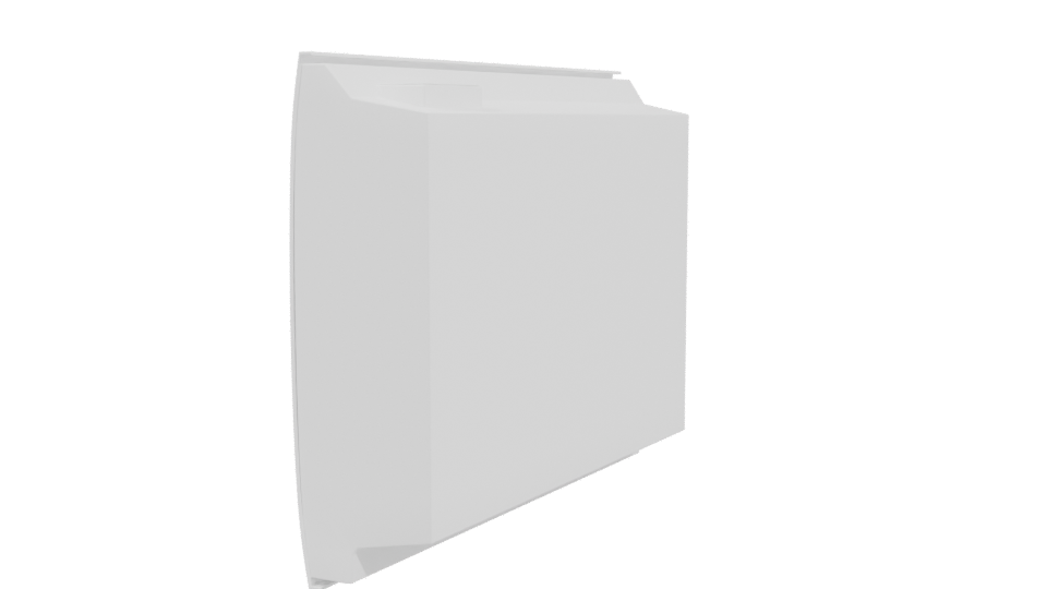 Sleek Minimalist Microwave Model - Professional 3D Model Render 3