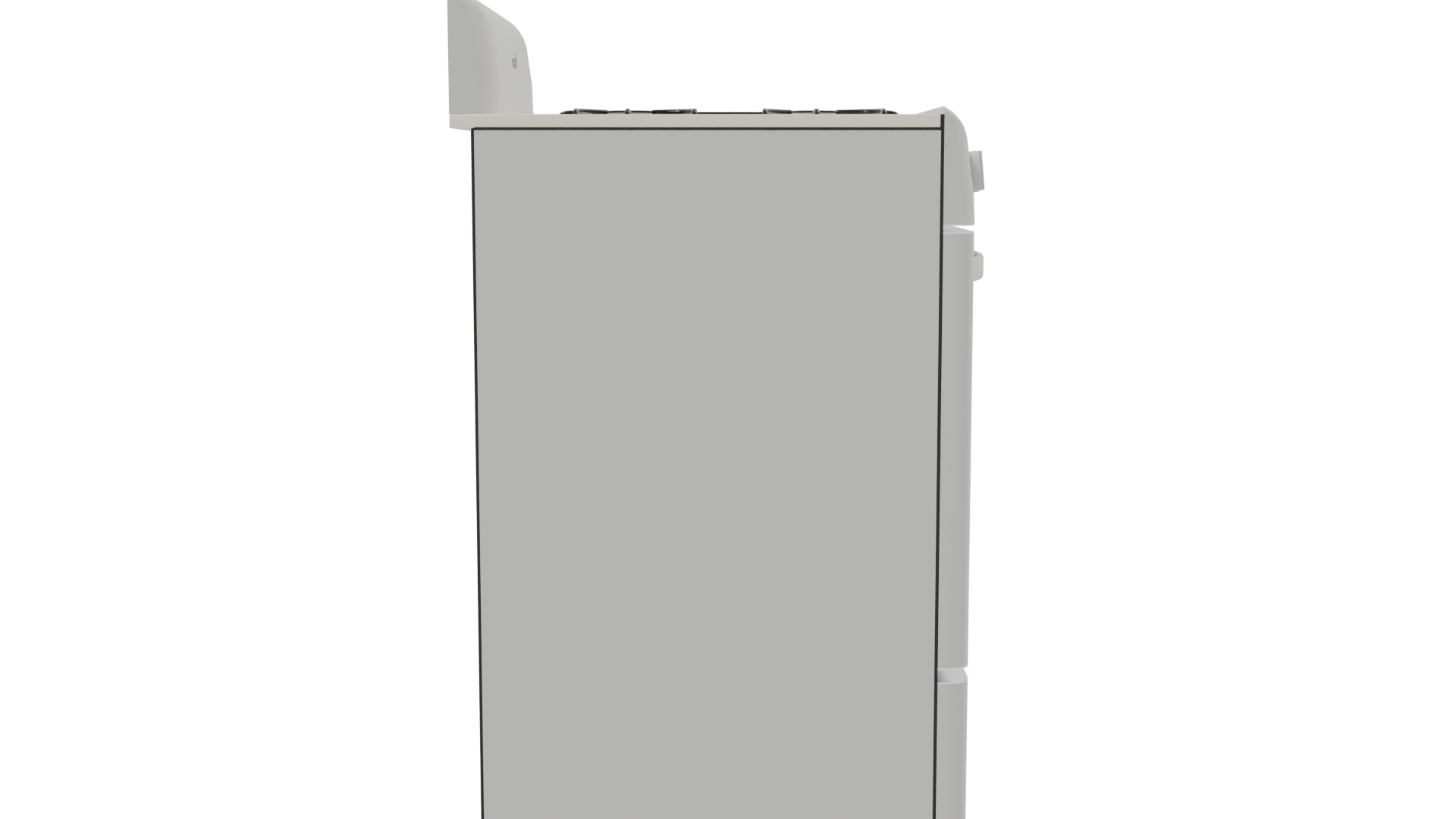 Stylish Gas Range Cooker 3D - Professional 3D Model Render 8