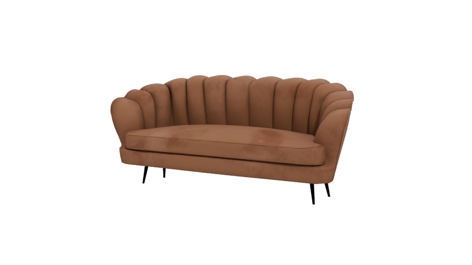 Stylish Vintage Sofa Model - Professional 3D Model Render 12