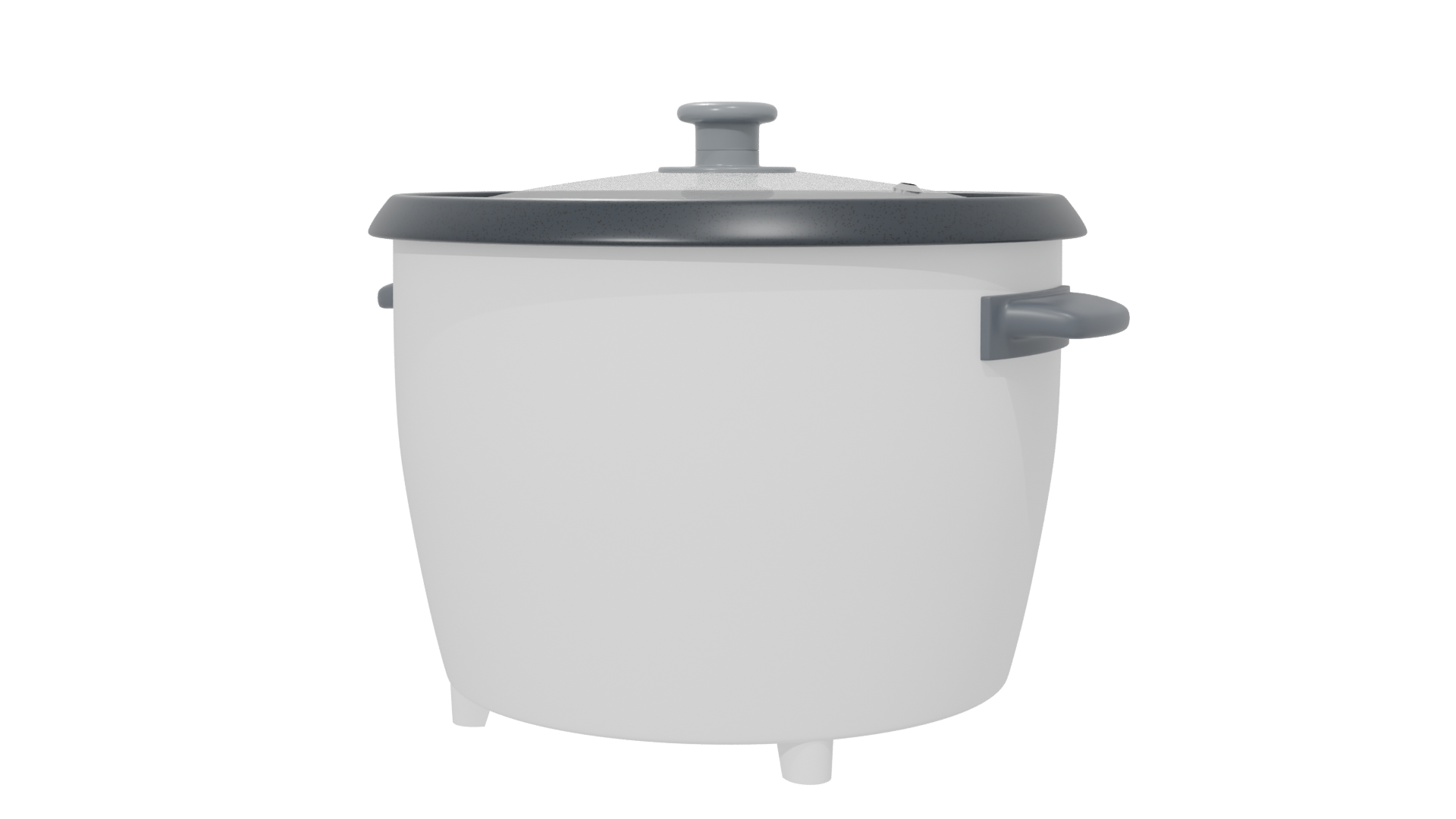 Stylish Electric Rice Cooker 3D - Professional 3D Model Render 6