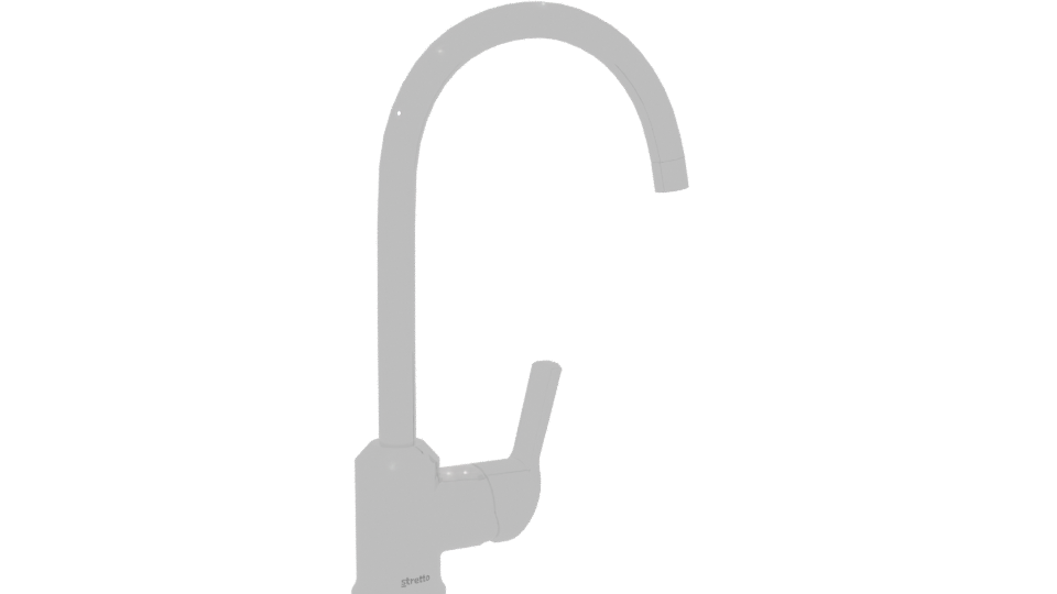 Stylish Kitchen Faucet 3D Model - Professional 3D Model Render 7