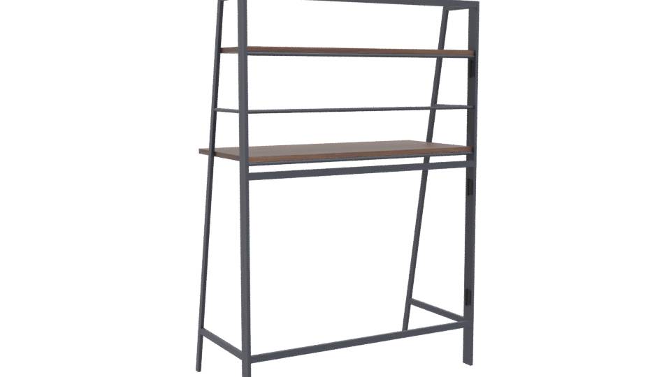 Modern Workspace Desk 3D Model - Professional 3D Model Render 4