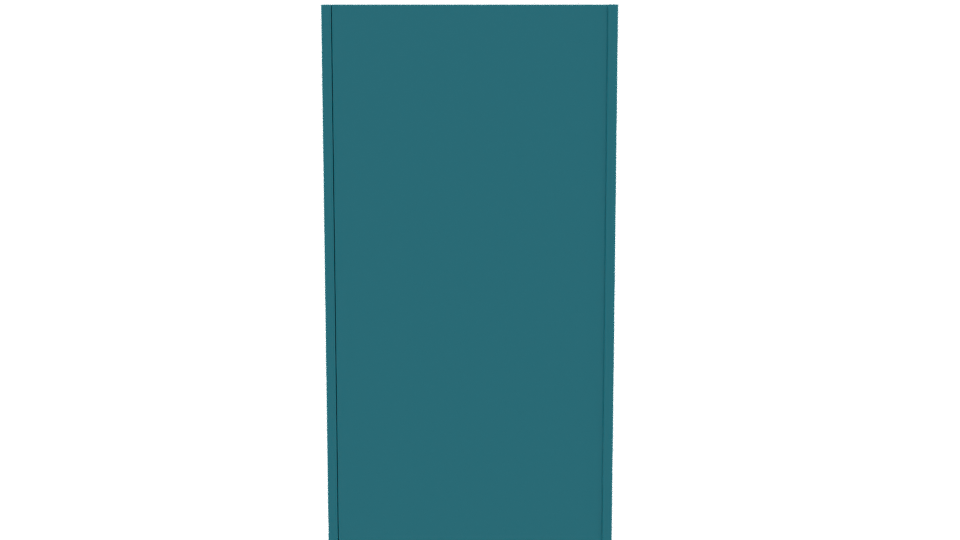 Minimalist Glass Display Cabinet 3D - Professional 3D Model Render 8