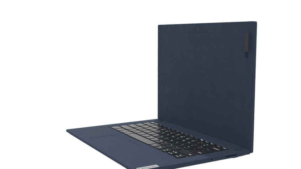 Sleek Laptop Model 3D - Professional 3D Model Render 13