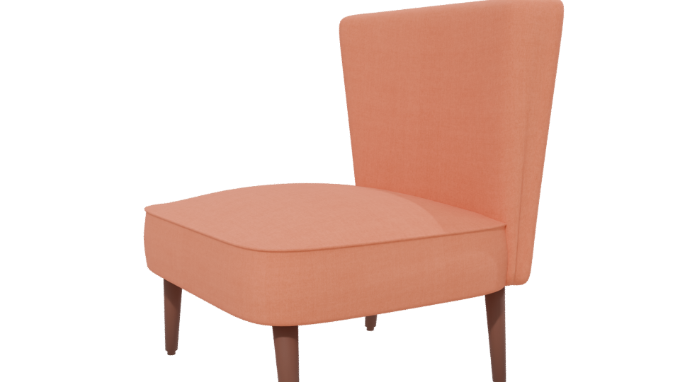 Stylish Modern Accent Chair 3D - Professional 3D Model Render 13
