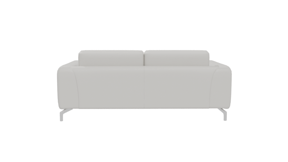 Contemporary White Sofa Model - Professional 3D Model Render 5