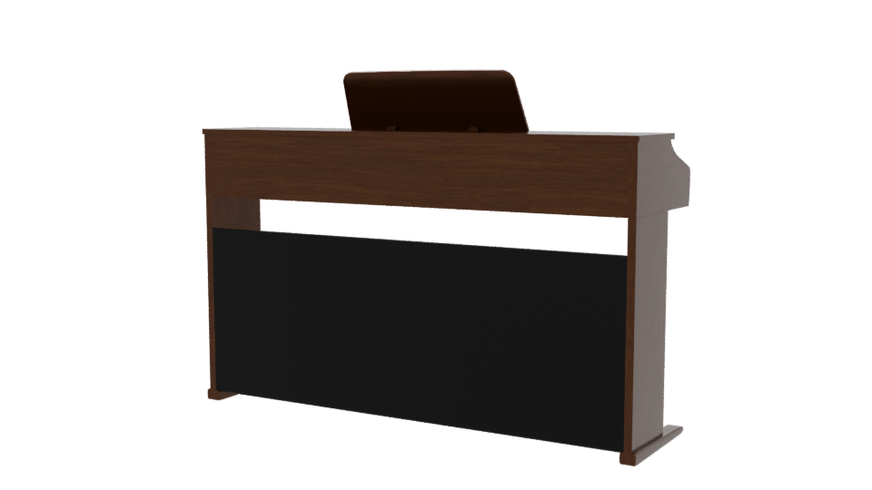 Stylish Digital Piano Model - Professional 3D Model Render 6