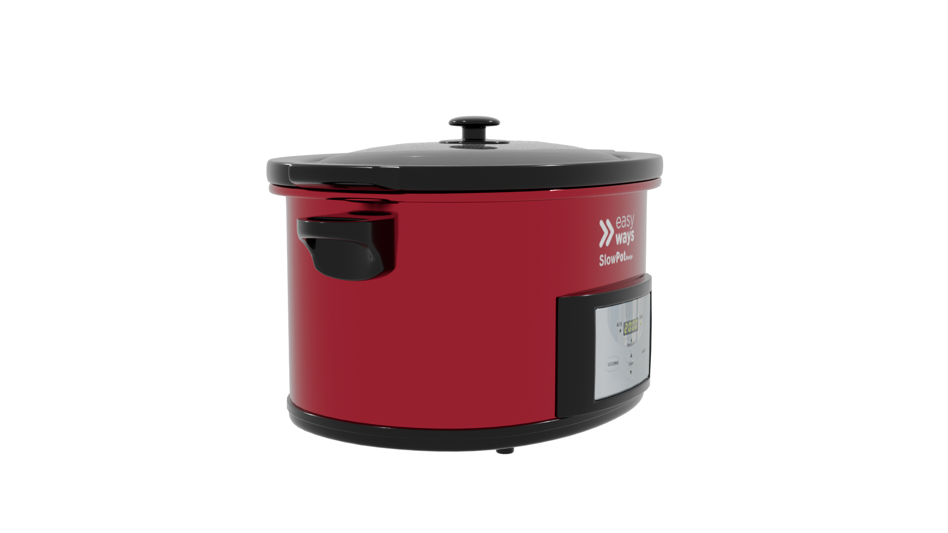 Stylish Slow Cooker Model 3D - Professional 3D Model Render 9