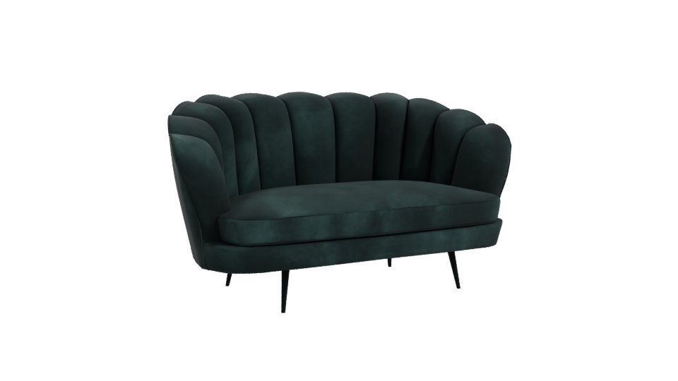 Elegant Green Sofa 3D Model - Professional 3D Model Render 10