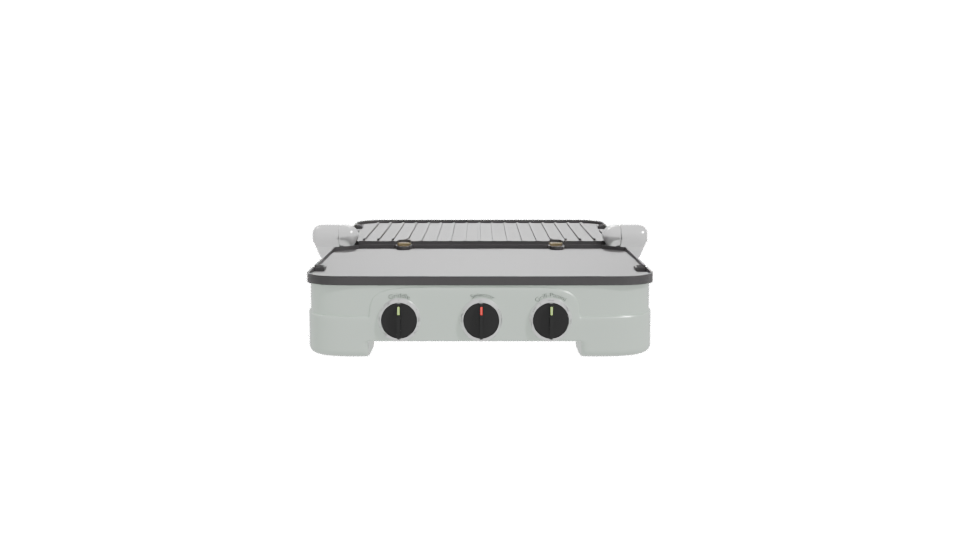Compact Electric Grill 3D Model - Professional 3D Model Render 11
