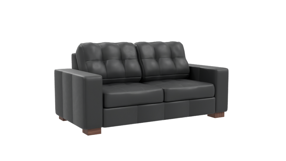 Stylish Modern Leather Sofa 3D - Professional 3D Model Render 10