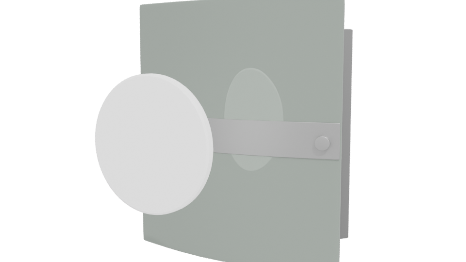 Stylized Metallic Shield 3D Model - Professional 3D Model Render 12