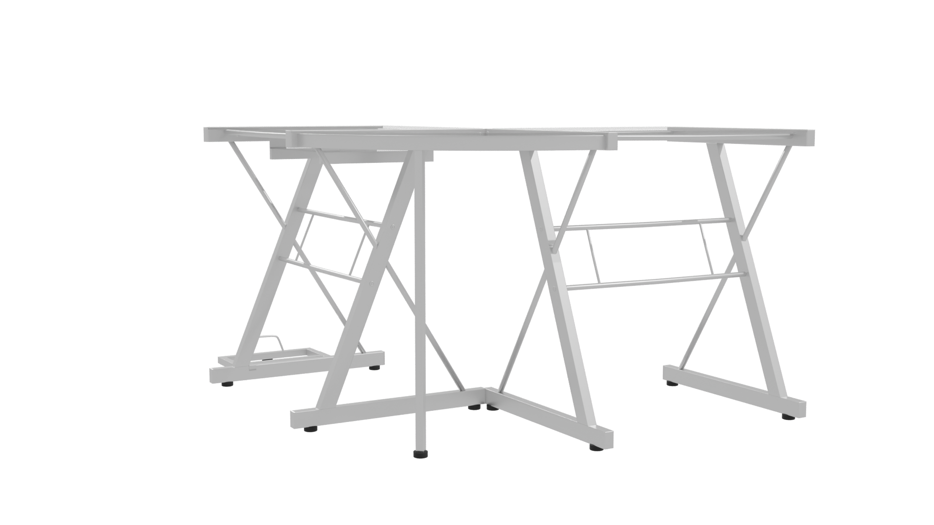 Stylish Modern Office Desk 3D - Professional 3D Model Render 10