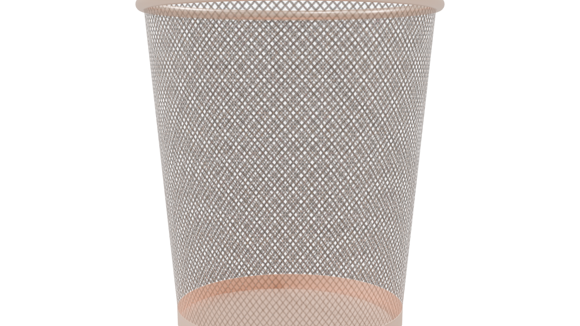 Stylish Mesh Trash Can 3D - Professional 3D Model Render 8