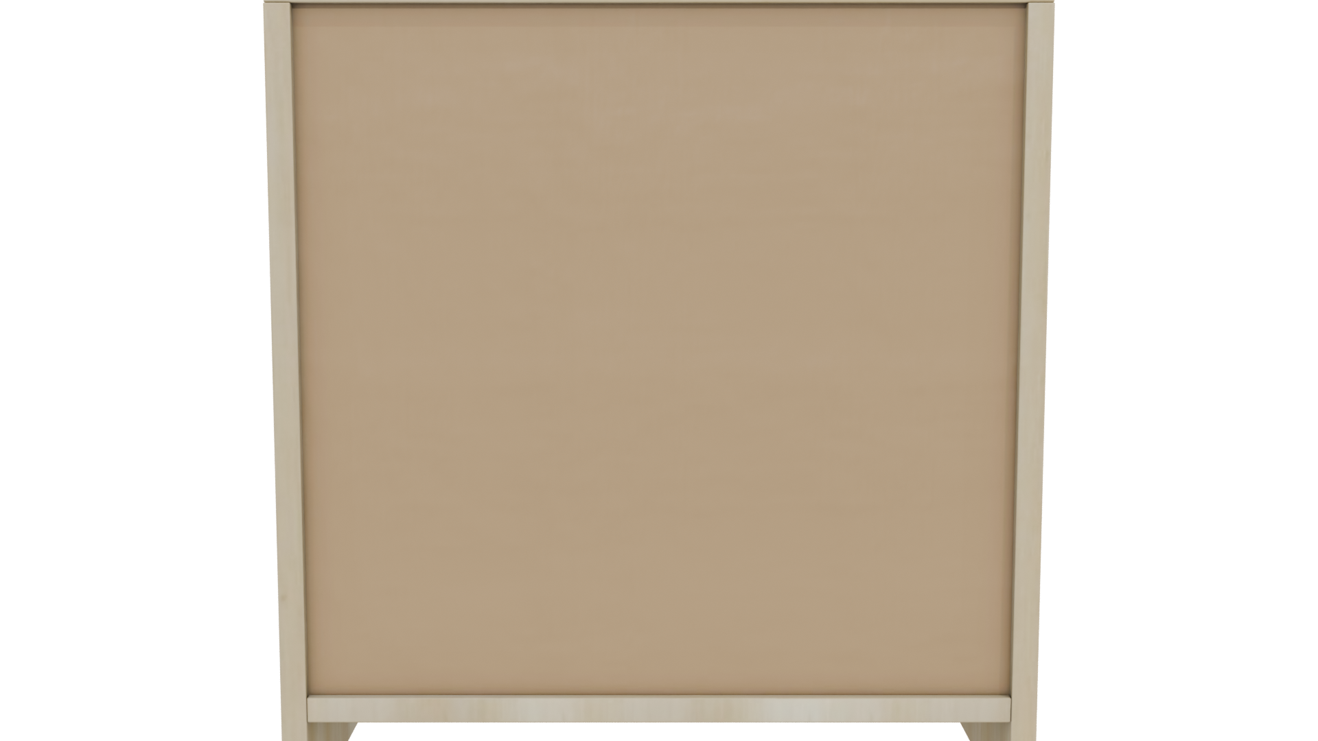 Modern Minimalist Wooden Nightstand 3D Model - Professional 3D Model Render 5