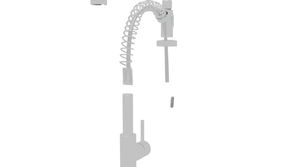 Stylized Metal Industrial Lamp Model - Professional 3D Model Render 6