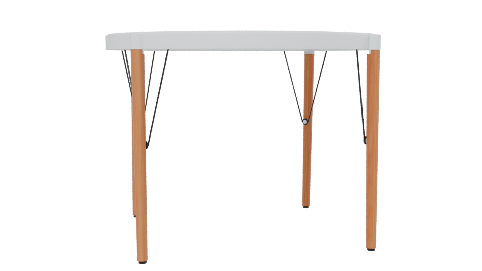 Stylish Round Dining Table 3D - Professional 3D Model Render 13