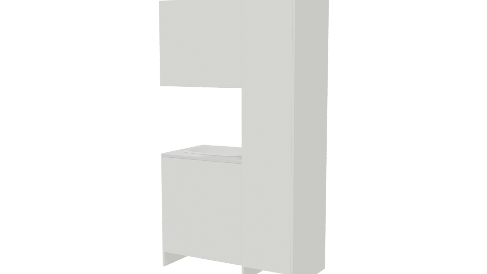 Modern Bathroom Vanity Unit 3D - Professional 3D Model Render 6