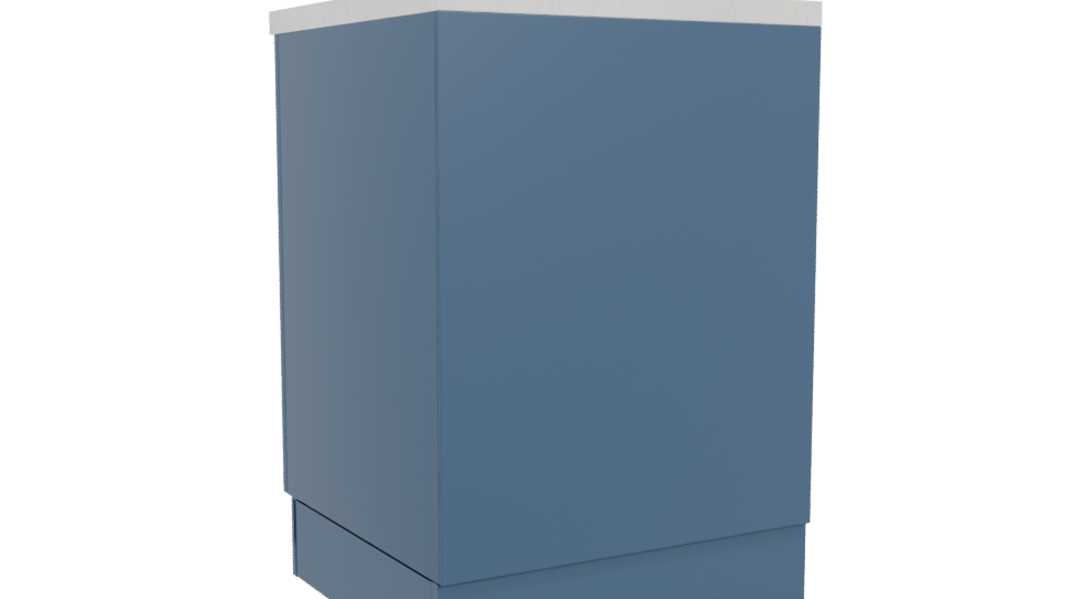 Stylish Modern Storage Cabinet 3D - Professional 3D Model Render 4