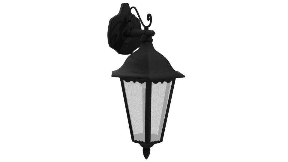Elegant Wall-Mounted Lantern 3D - Professional 3D Model Render 10