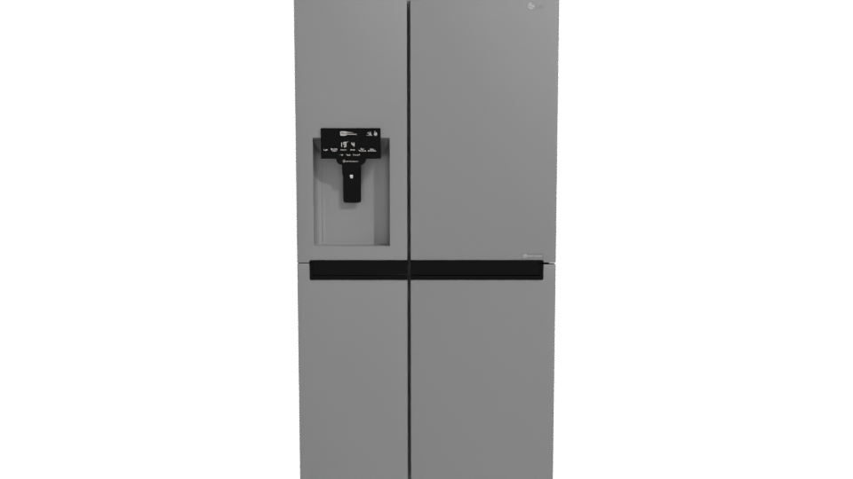 Stylish Refrigerator 3D Model - Professional 3D Model Render 11