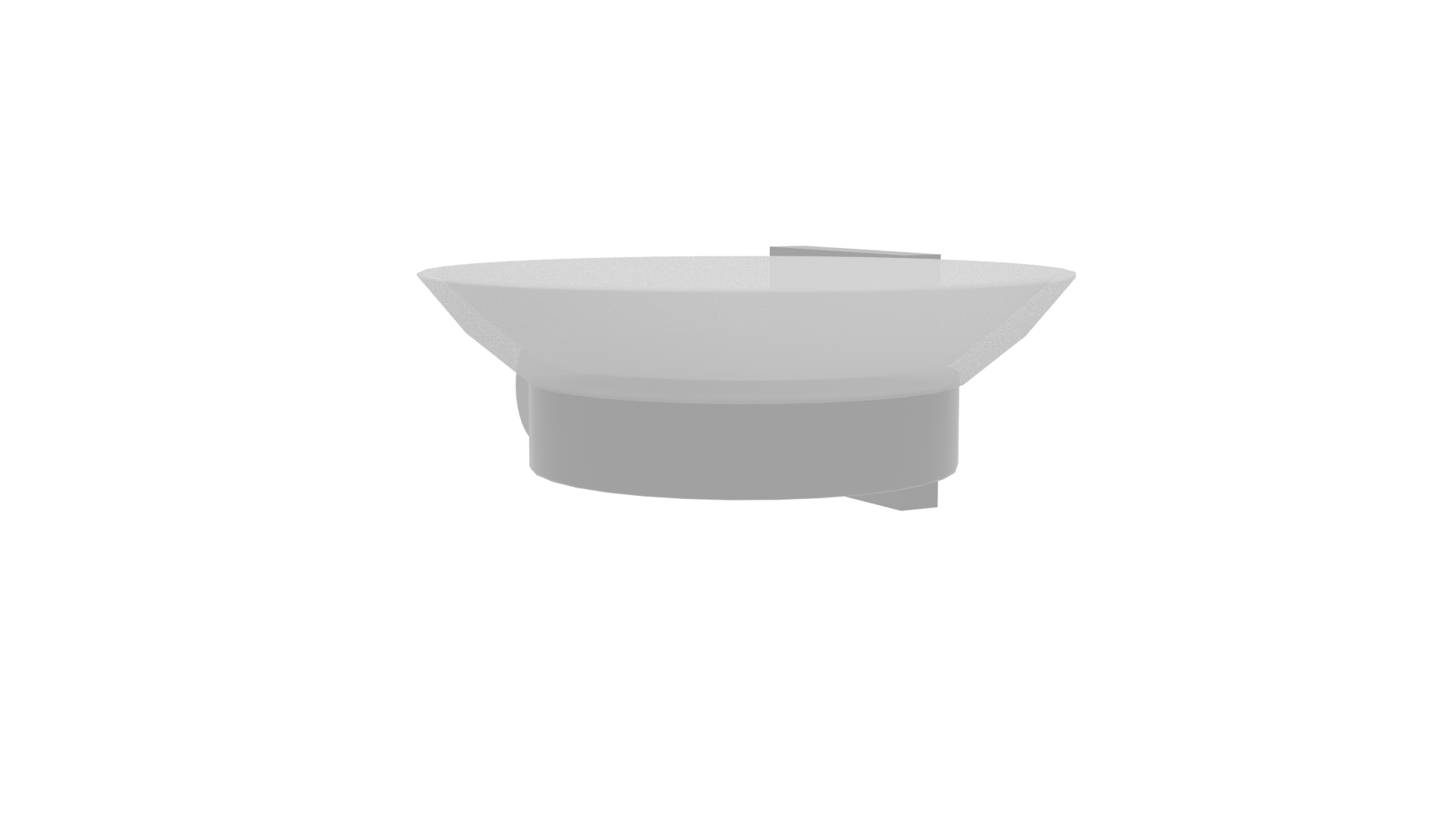 Modern Wall-Mounted Dish Holder - Professional 3D Model Render 4