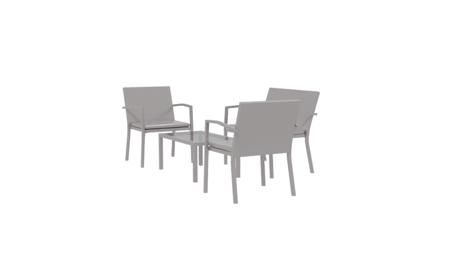 Modern Outdoor Furniture Set 3D - Professional 3D Model Render 13