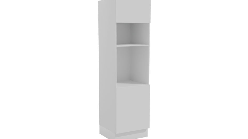 Elegant Minimalist Storage Cabinet 3D Model - Professional 3D Model Render 10