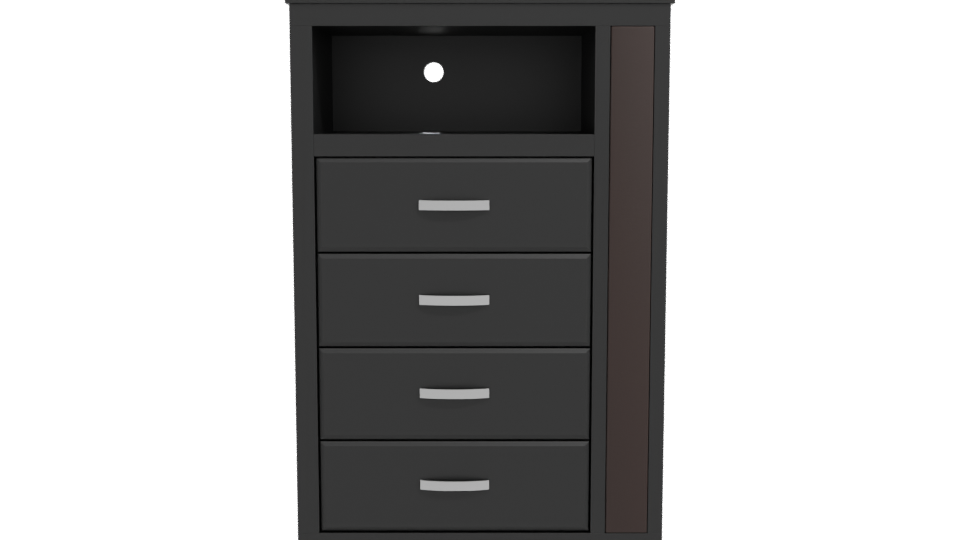 Stylish Modern Dresser 3D Model - Professional 3D Model Render 11