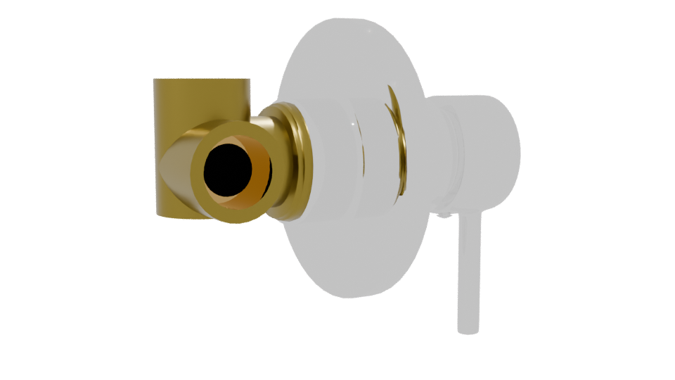 Contemporary Shower Fixture 3D Model - Professional 3D Model Render 7