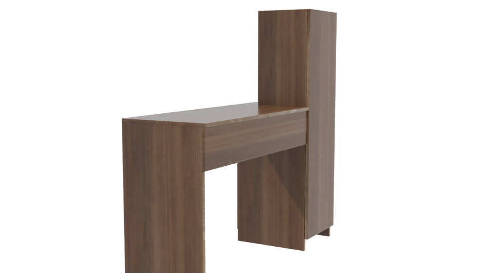 Stylish Modern Office Desk 3D - Professional 3D Model Render 3