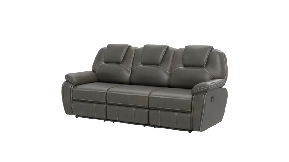Luxury Reclining Sofa 3D Model - Professional 3D Model Render 12