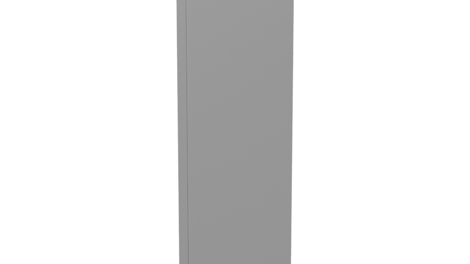 Stainless Steel Side By Side Refrigerator 3D - Professional 3D Model Render 2