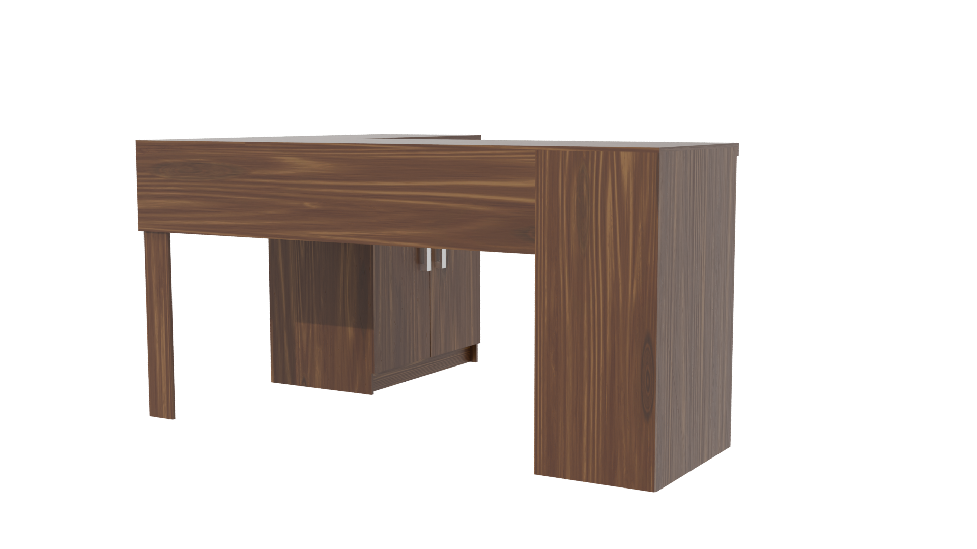 Stylish Office Desk 3D Model - Professional 3D Model Render 6