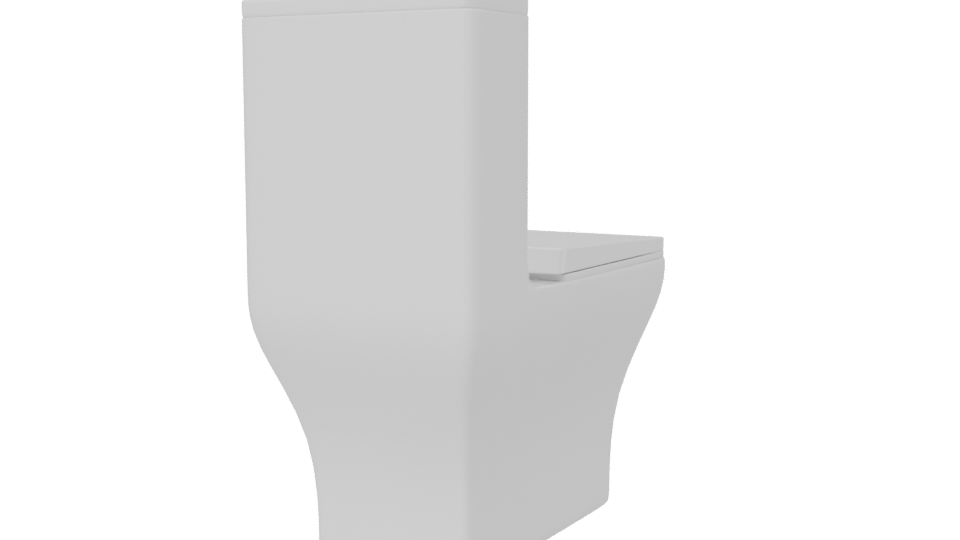Stylish Modern Toilet 3D Model - Professional 3D Model Render 6