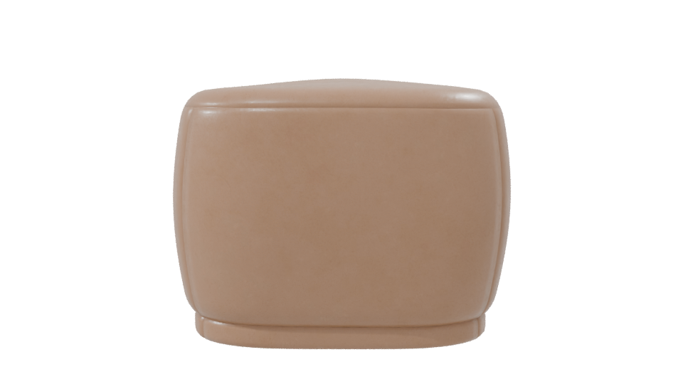 Stylish Modern Ottoman 3D Model - Professional 3D Model Render 8