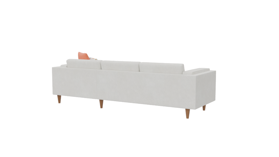 Modern Sectional Sofa 3D Model - Professional 3D Model Render 6