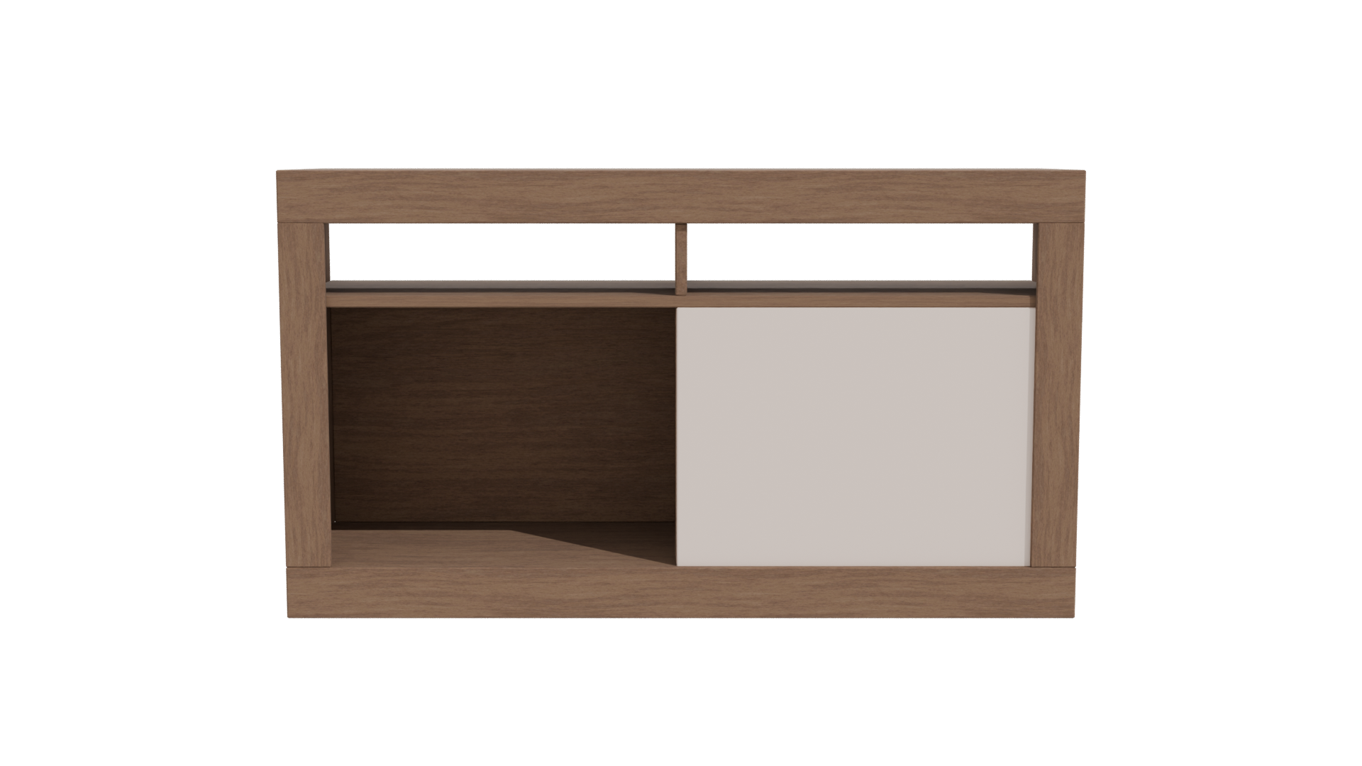 Stylish Wooden Console Table 3D Model - Professional 3D Model Render 11