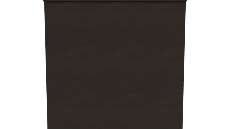 Buró Aria Chocolate 3D Model - Professional 3D Model Render 5